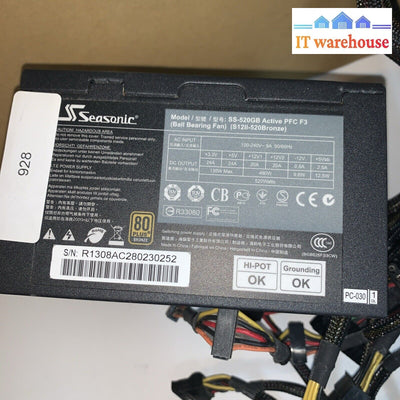 Seasonic Switching Power Supply SS-520GB S12II-520Bronze 520W