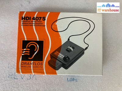 ~ Sennheiser HDI 407S Infrared Headset Receiver HDI 407-S