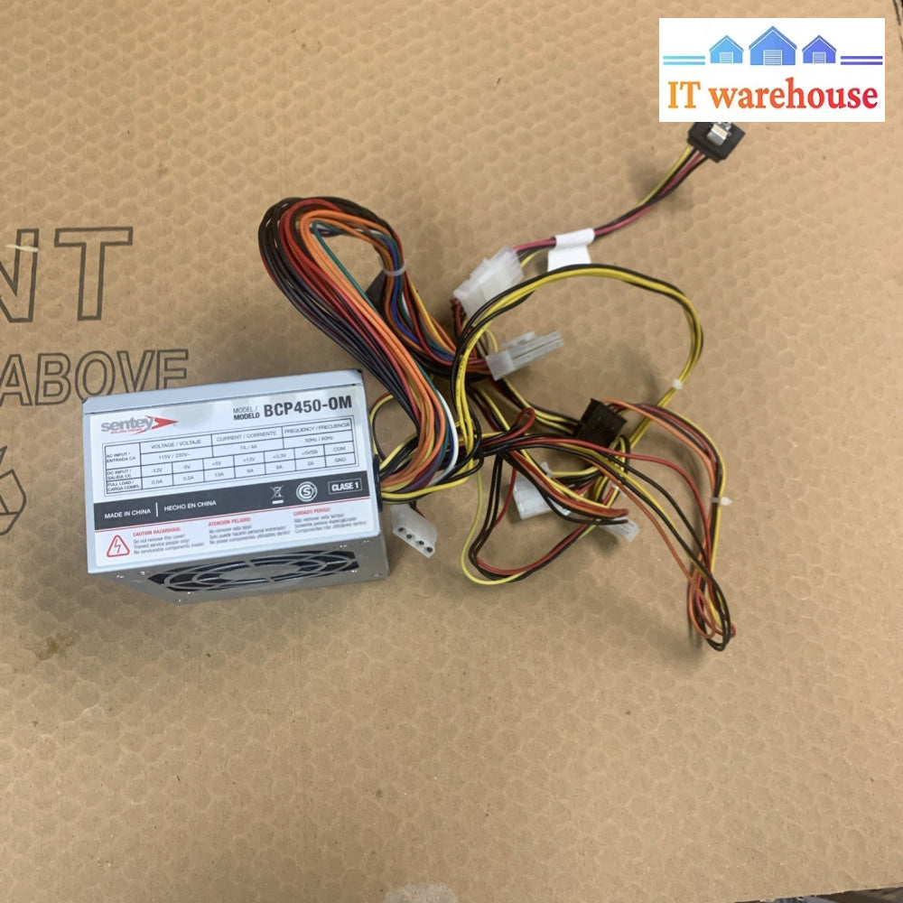 Sentey BCP450-OM ATX Power Supply 450W PSU 24-Pin + SATA/Molex Tested