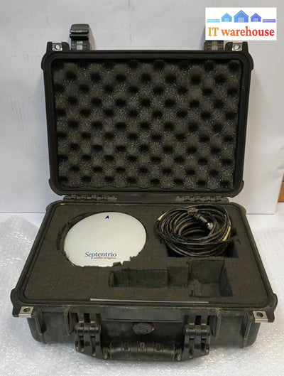 - Septentrio Satellite Navigation Gps Antenna At1675-29S Polant_Gg Survey W/Case