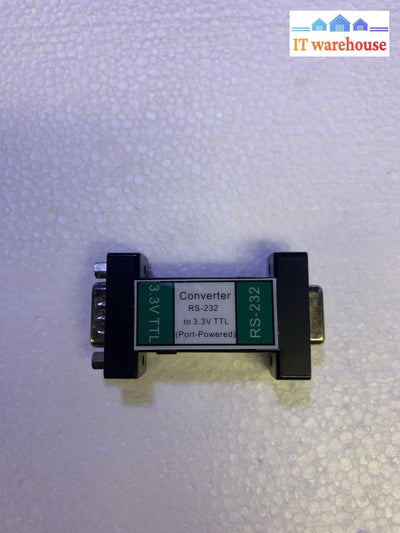 SerialComm TTL-232-33P RS-232 to 3.3V TTL Converter DB9 Port-Powered
