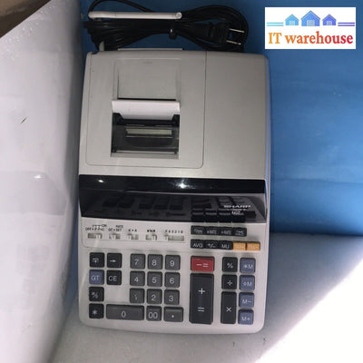 Sharp El-2615Piii Electronic Printing Calculator Tax & Gt Function