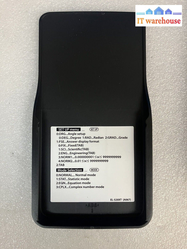 ~ Sharp LR44 Solar-powered Scientific Calculator With Cover *Tested/Working*