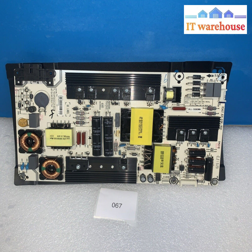 Sharp Roku TV LC-55LB481C Power Supply Board HLL-5060WN