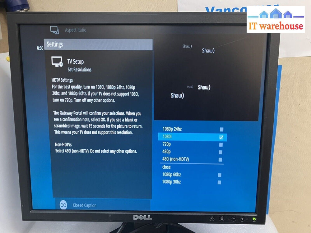 ~ SHAW ARRIS Digital Cable Box MP2000NA With Power Cord (No Remote, READ)