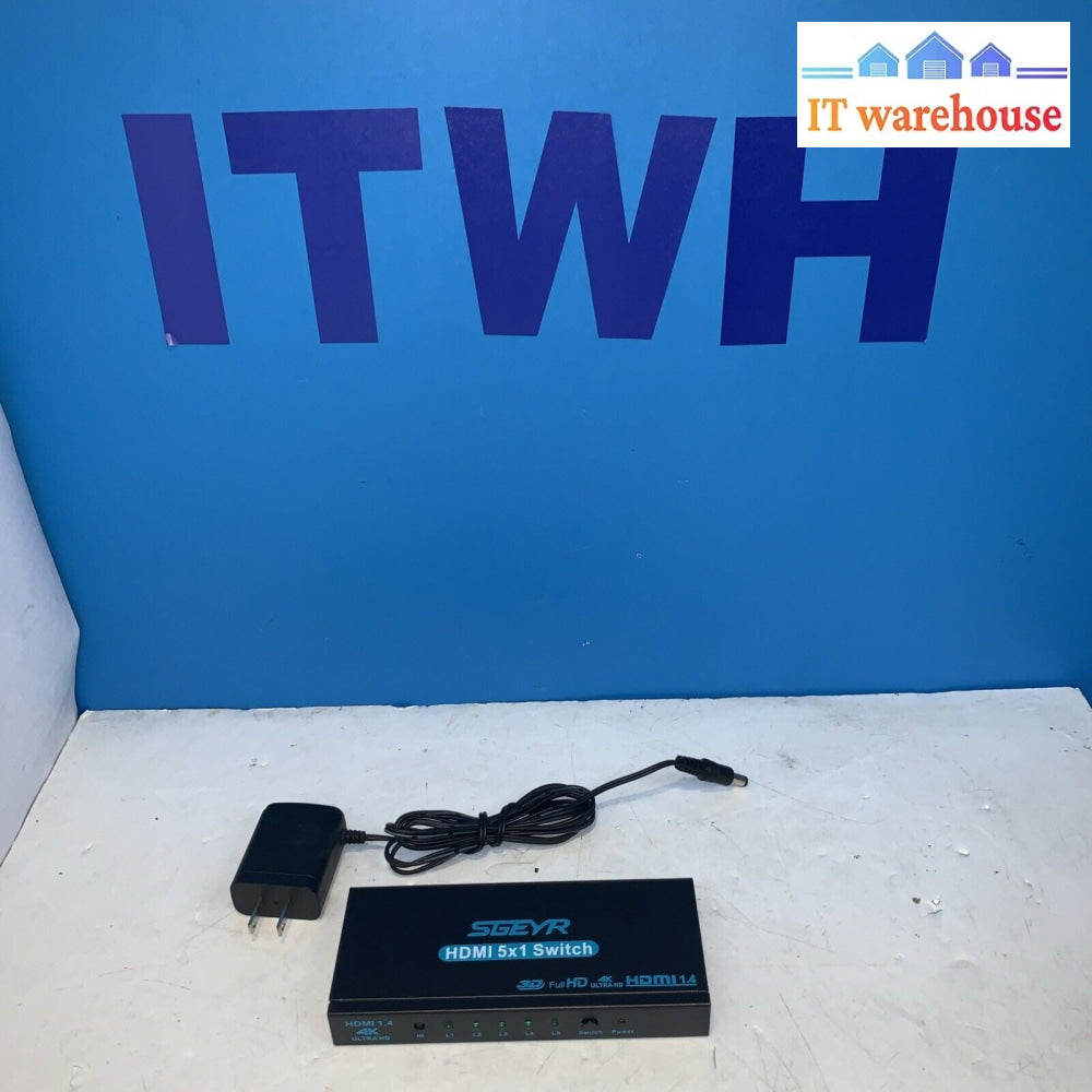 SHEYR HDMI 5x1 Switch 3D Full HD 4K Ultra HD HDMI 1.4
