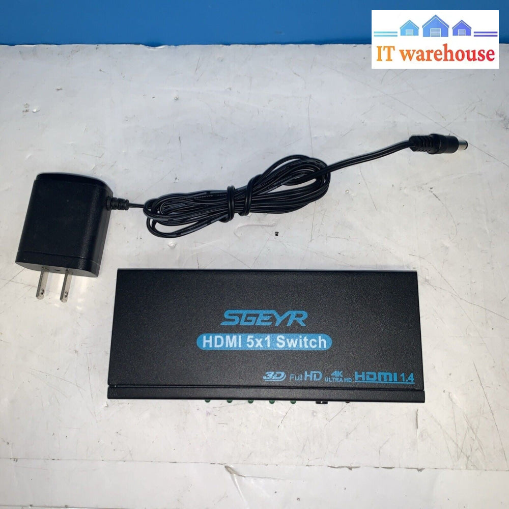 SHEYR HDMI 5x1 Switch 3D Full HD 4K Ultra HD HDMI 1.4