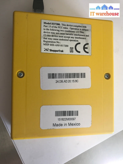 Shoppertrak ST600 H17200 Customer Counting Module Control Unit with Adapter