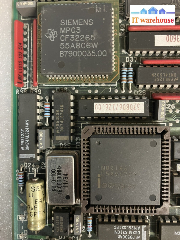 ~ SIEMENS Erzeugnisstand 570 204 9304.00 Circuit Board CPU Card CF32265 *Tested*