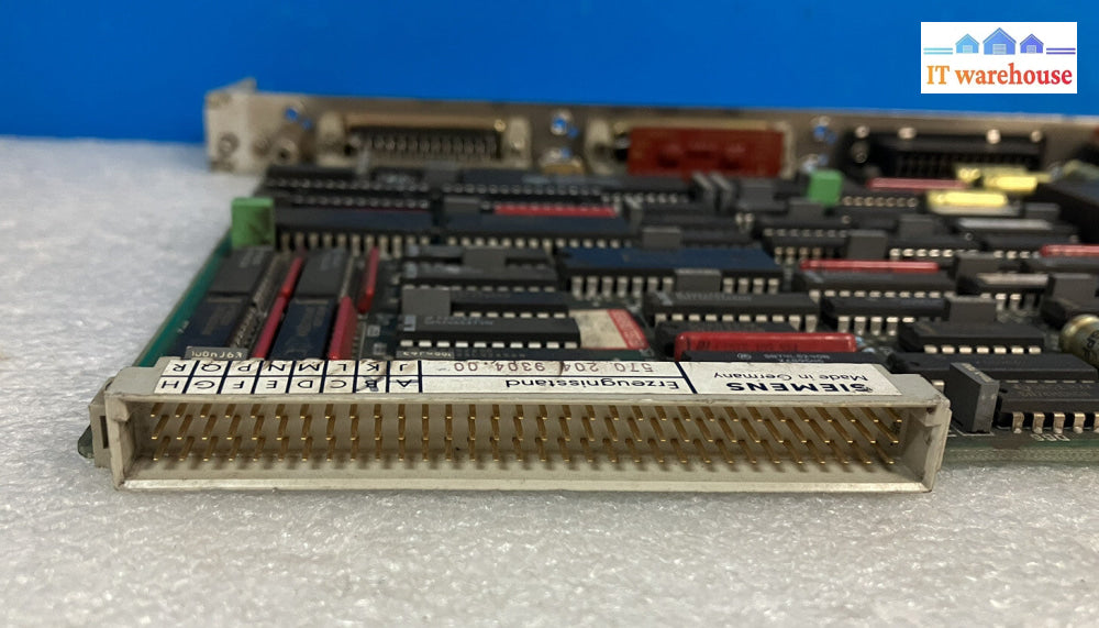 ~ SIEMENS Erzeugnisstand 570 204 9304.00 Circuit Board CPU Card CF32265 *Tested*