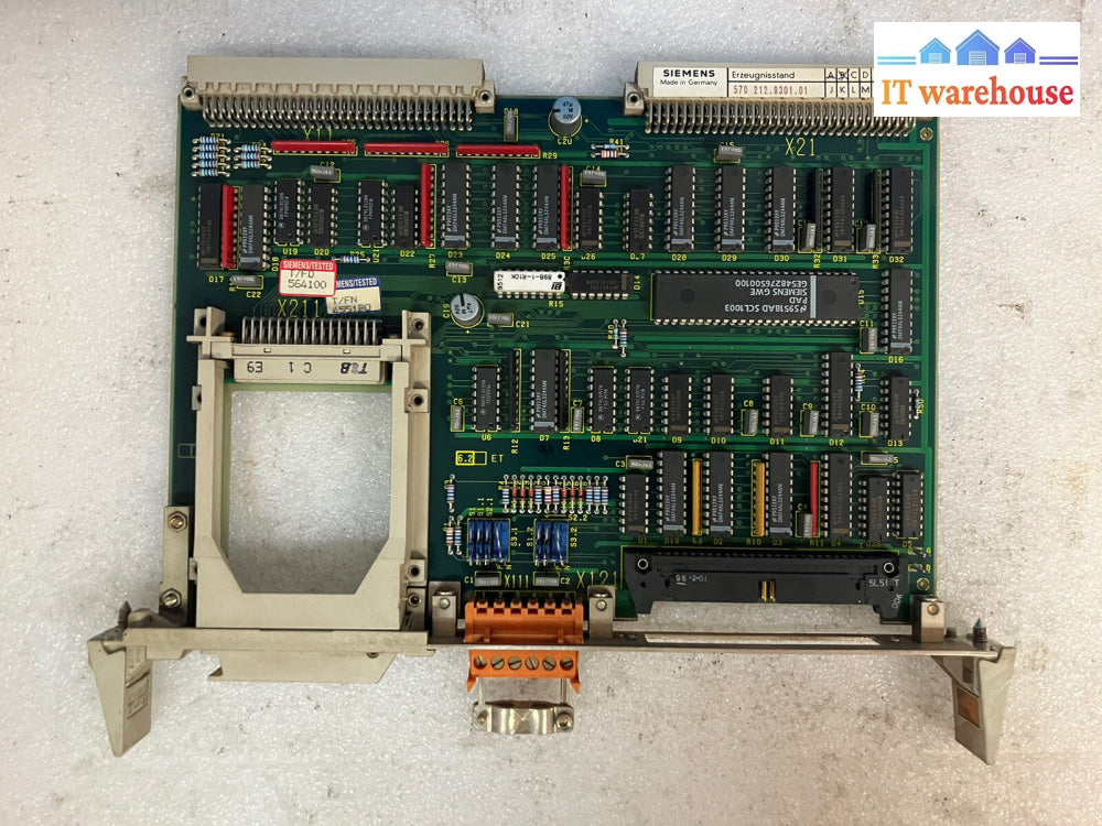 ~ SIEMENS Erzeugnisstand 570 212 9301.01 Circuit Board 570212.0004.01 *Tested*