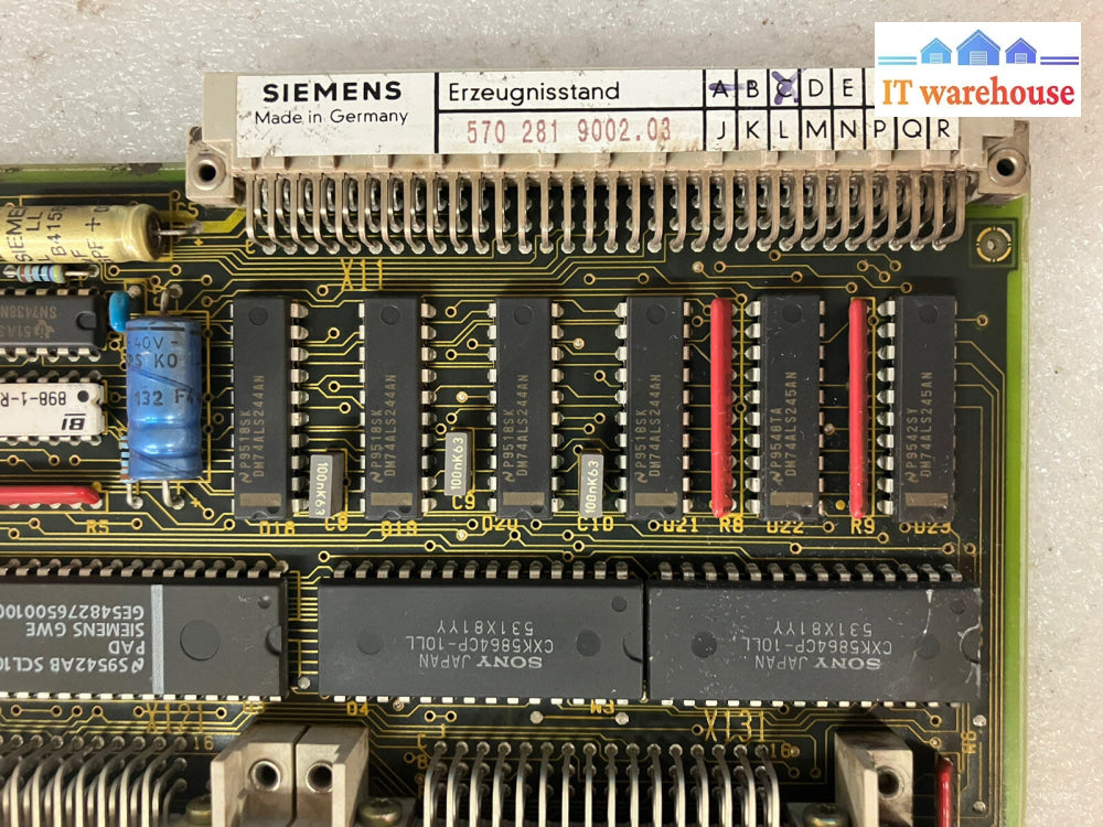 ~ SIEMENS Erzeugnisstand 570 281 9002.03 Circuit Board - 570281.0001.03 *tested*
