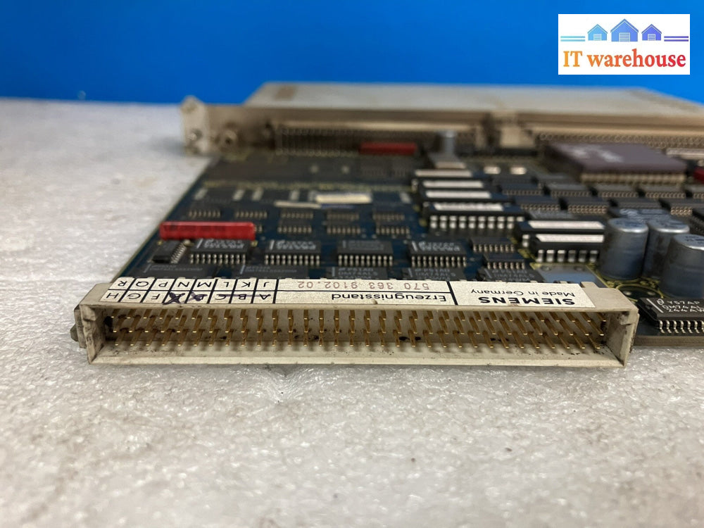 ~ SIEMENS Erzeugnisstand 570 363 9102.00 Circuit Board w/ Intel i386 DX CPU