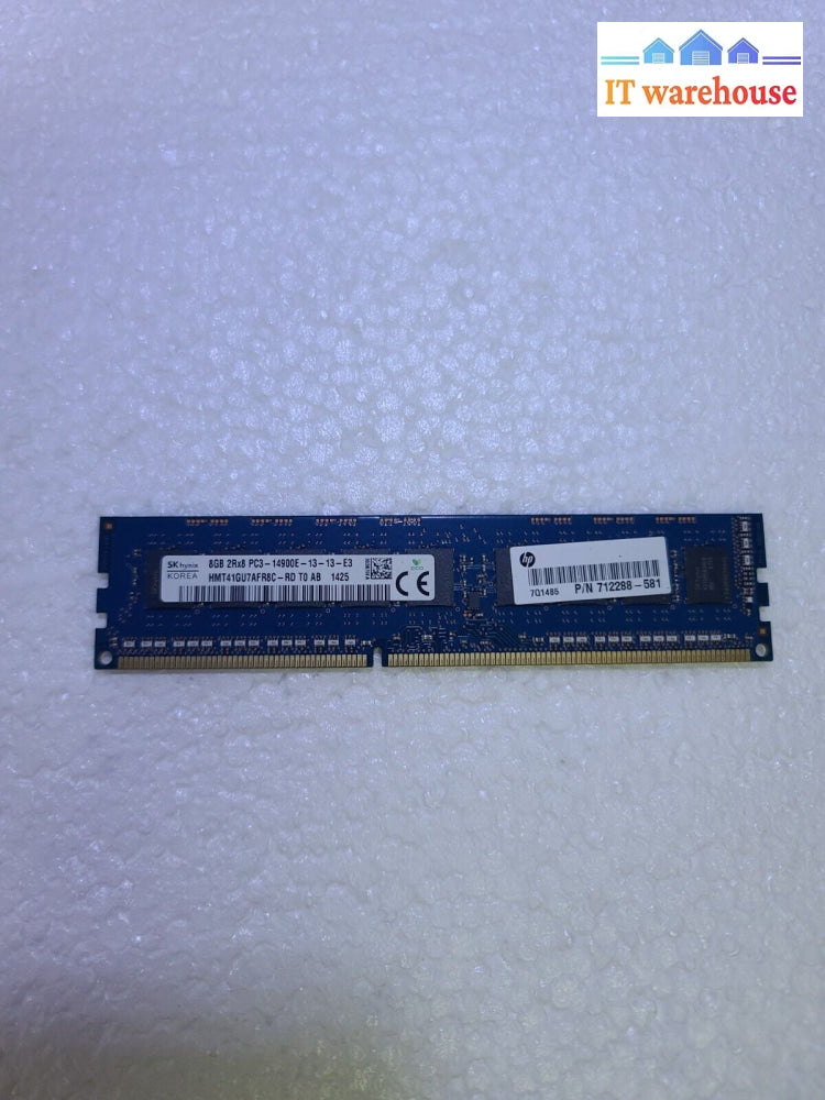 - Sk Hynix 8Gb Pc3-14900E Hmt41Gu7Afr8C-Rd 1866 Ecc Unbuffered Server Ram Tested