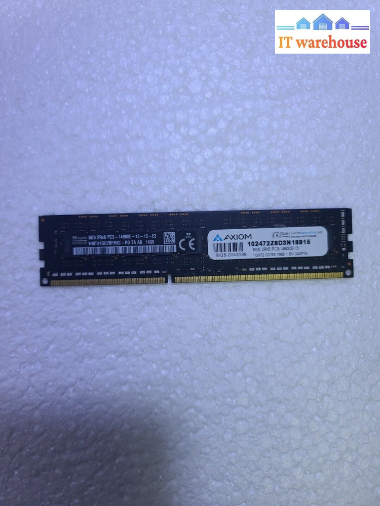 - SK hynix 8GB PC3-14900E HMT41GU7BFR8C-RD 1866 ECC Unbuffered Server RAM Tested