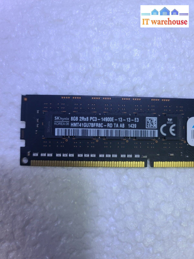 - SK hynix 8GB PC3-14900E HMT41GU7BFR8C-RD 1866 ECC Unbuffered Server RAM Tested