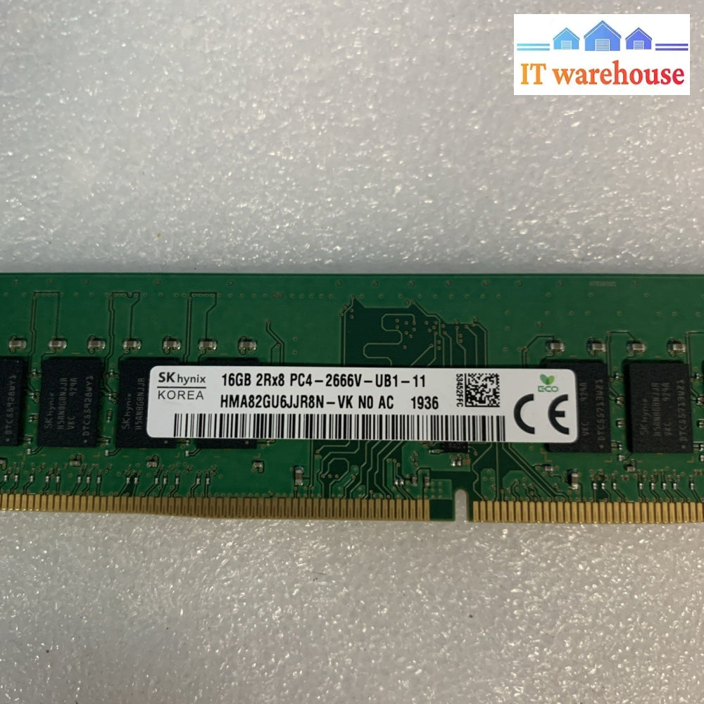 SK Hynix HMA82GU6JJR8N 16GB DDR4 2666MHz PC4-21300 UDIMM Desktop Memory