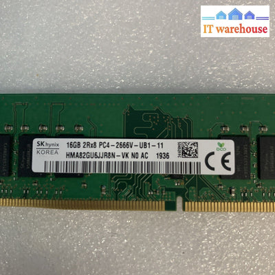 SK Hynix HMA82GU6JJR8N 16GB DDR4 2666MHz PC4-21300 UDIMM Desktop Memory