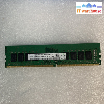 SK Hynix HMA82GU6JJR8N 16GB DDR4 2666MHz PC4-21300 UDIMM Desktop Memory