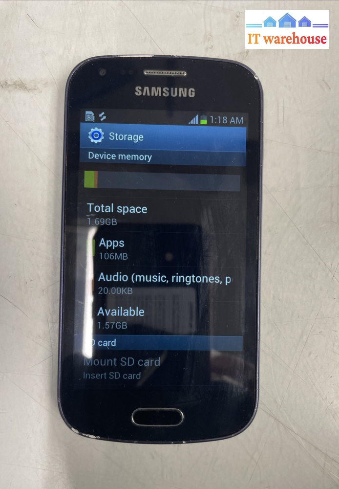 SmartPhone Galaxy GT-S7560M 1.7G Unlocked  Tested +