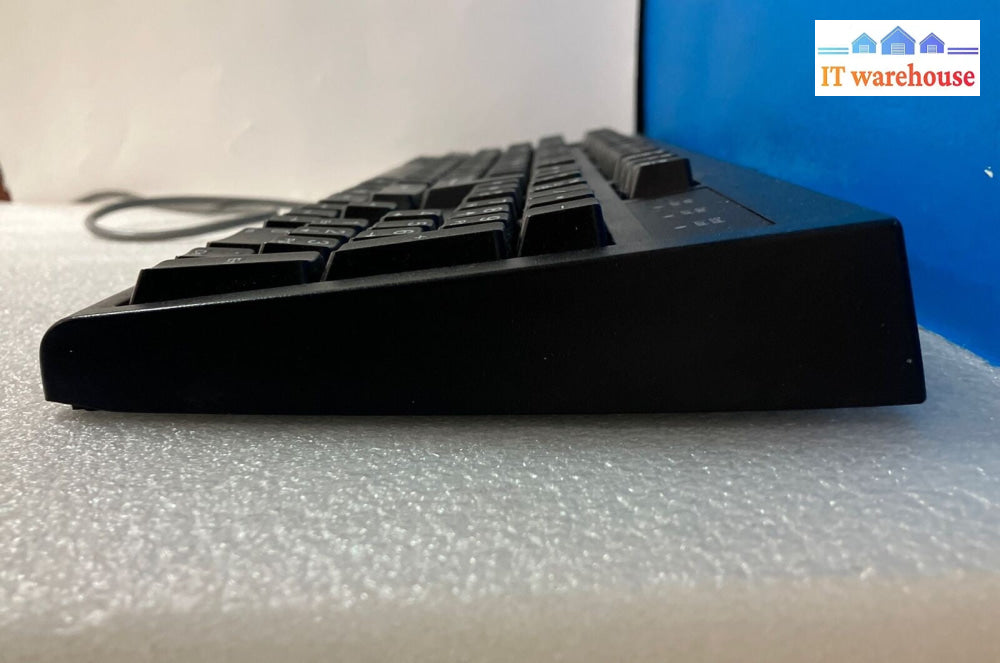 Solidus Peripherals KU-2971 KBS224EN-USB-BL Keyboard 9-Pin RS232 Serial Port ~