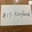 Solidus Peripherals KU-2971 KBS224EN-USB-BL Keyboard 9-Pin RS232 Serial Port ~