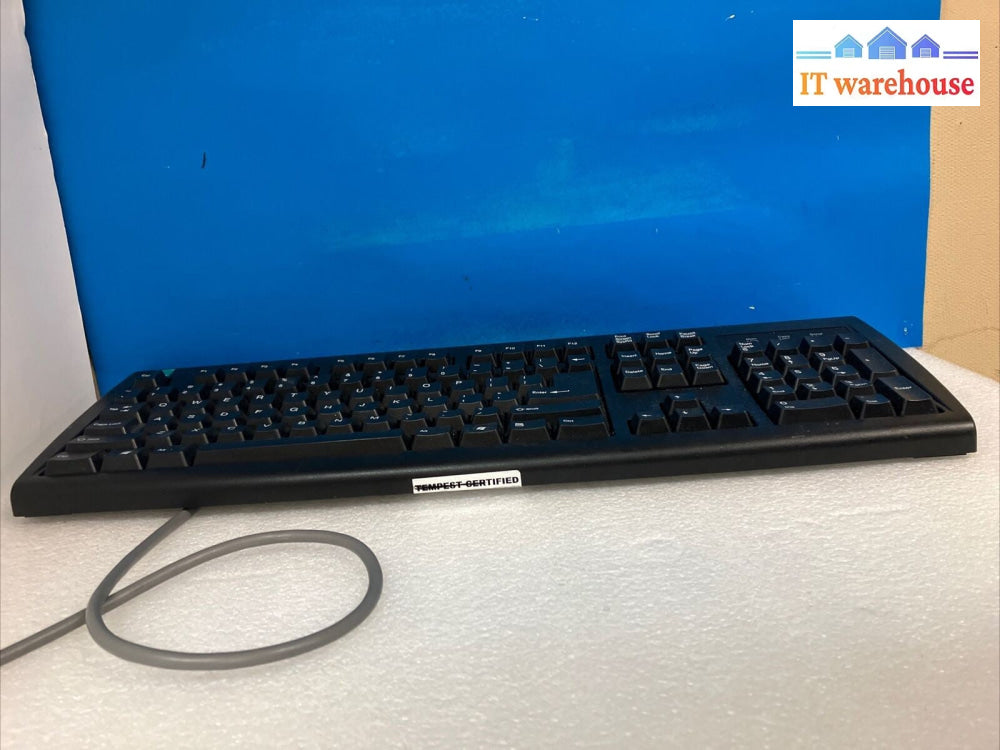 Solidus Peripherals KU-2971 KBS224EN-USB-BL Keyboard 9-Pin RS232 Serial Port ~