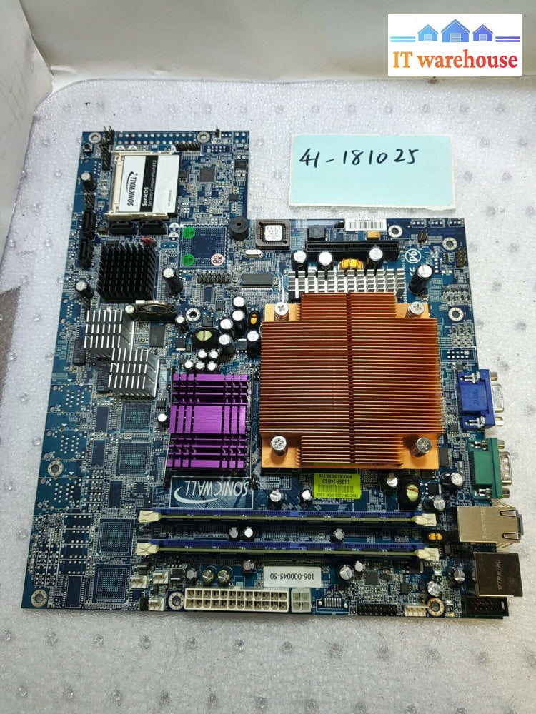 - SONICWALL 106-000045 COB-5201 Z304 MOTHERBOARD WITH 4G RAM FOR LIMA EM5000