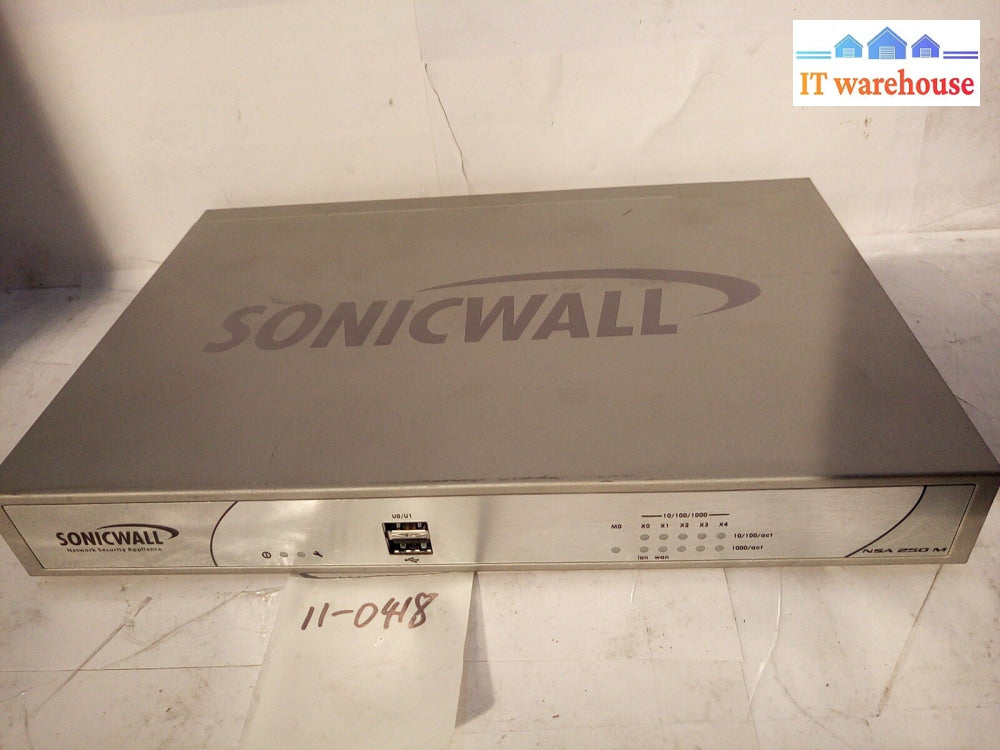 - SONICWALL NSA 250M VPN NETWORK SECURITY APPLIANCE APL25-090 @@@