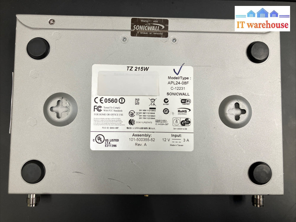 ~SonicWall TZ 215W APL24-08F C-12231 VPN Firewall Network Security (Transferable