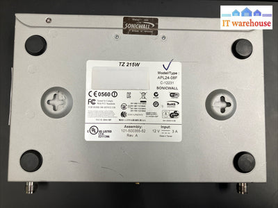 ~SonicWall TZ 215W APL24-08F C-12231 VPN Firewall Network Security (Transferable