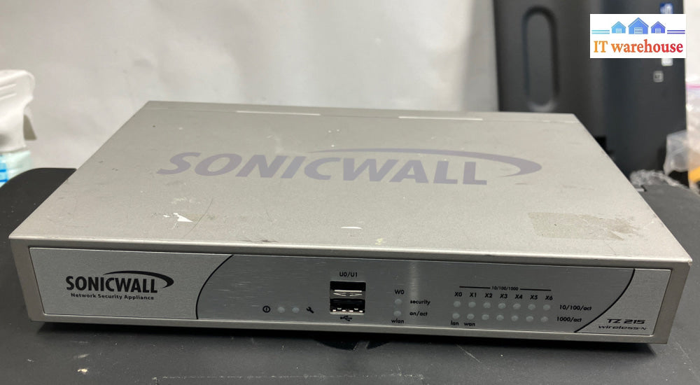 ~SonicWall TZ 215W APL24-08F C-12231 VPN Firewall Network Security (Transferable
