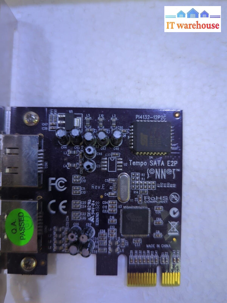 - Sonnet Tempo SATA E2P 2-Port Serial ATA Host PCI Expres Controller for Mac/Win
