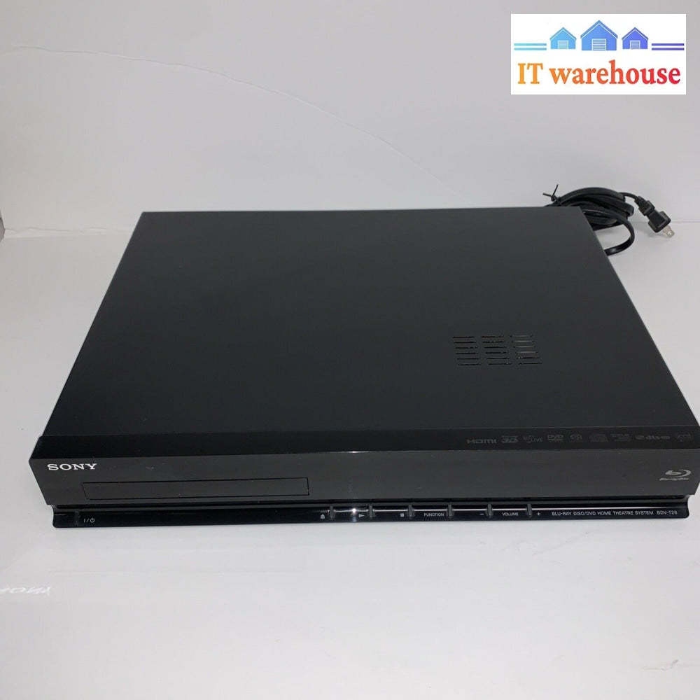 Sony BDV-T28 Home Theater DVD Blu-Ray Player - No Remote - Tested & Working!