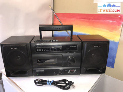 Sony Cfs-1025L Ghettoblaster Boombox Tape Recorder Radio Fm Sw Lw Mw Vintage