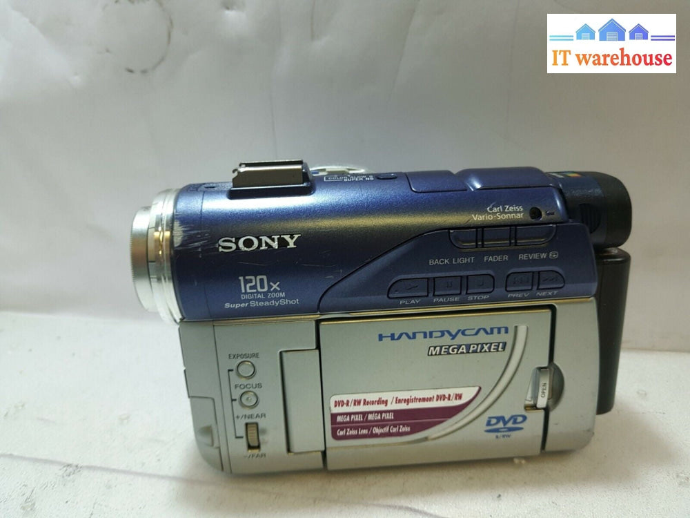 -  SONY DCR-DVD200 DIGITAL VIDEO CAMERA  CAMCORDER 120X ZOOM (UNTESTED,AS IS)