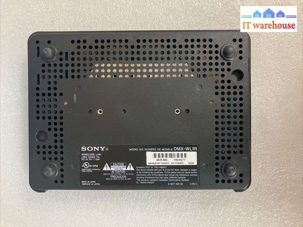 Sony Dmx-Wl1R Bravia Hdmi Output Wireless Link With Power Adapter (No Remote) ~