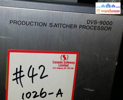SONY DVS-9000  SWITCHER frame only