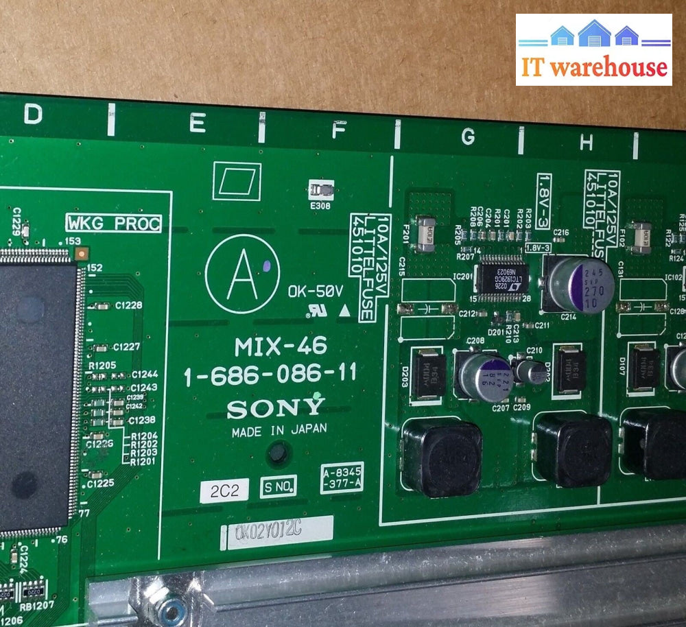 SONY DVS-9000  SWITCHER Module - BKDS-9210,  MX-46, 1-686-081-11, V 1.0