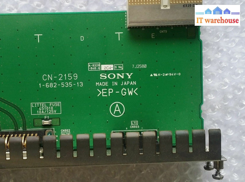 Sony MKS-8010 System Control Unit  board  CN-2159 1-682-535-13