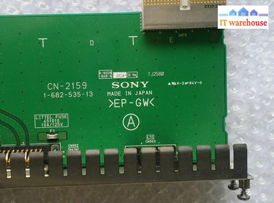 Sony MKS-8010 System Control Unit  board  CN-2159 1-682-535-13