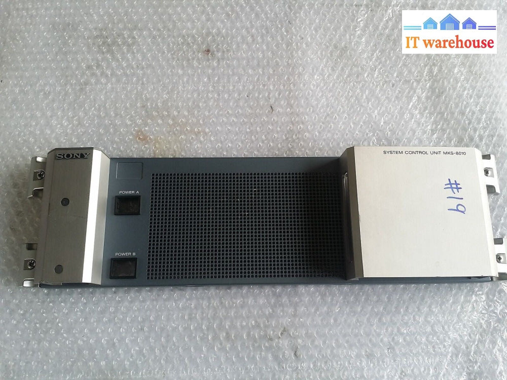 Sony MKS-8010 System Control Unit fron cover