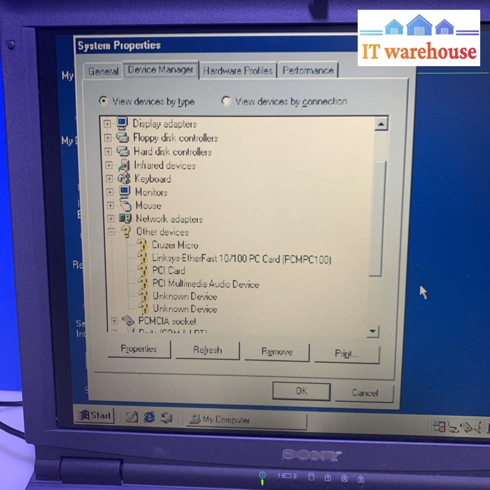 Sony PCG-F430 14.1’’ Laptop Pentium 3 450MHz 192MB Ram 8.5GB HD CD-ROM WIN98