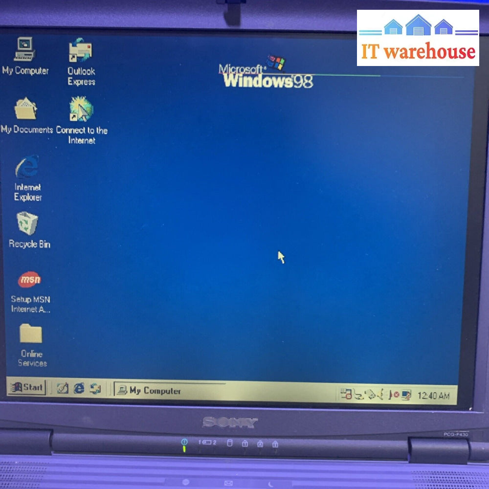 Sony PCG-F430 14.1’’ Laptop Pentium 3 450MHz 192MB Ram 8.5GB HD CD-ROM WIN98