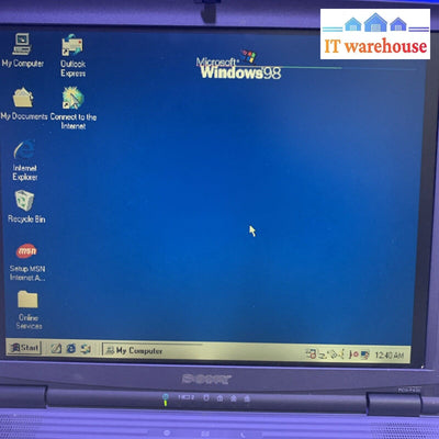 Sony PCG-F430 14.1’’ Laptop Pentium 3 450MHz 192MB Ram 8.5GB HD CD-ROM WIN98