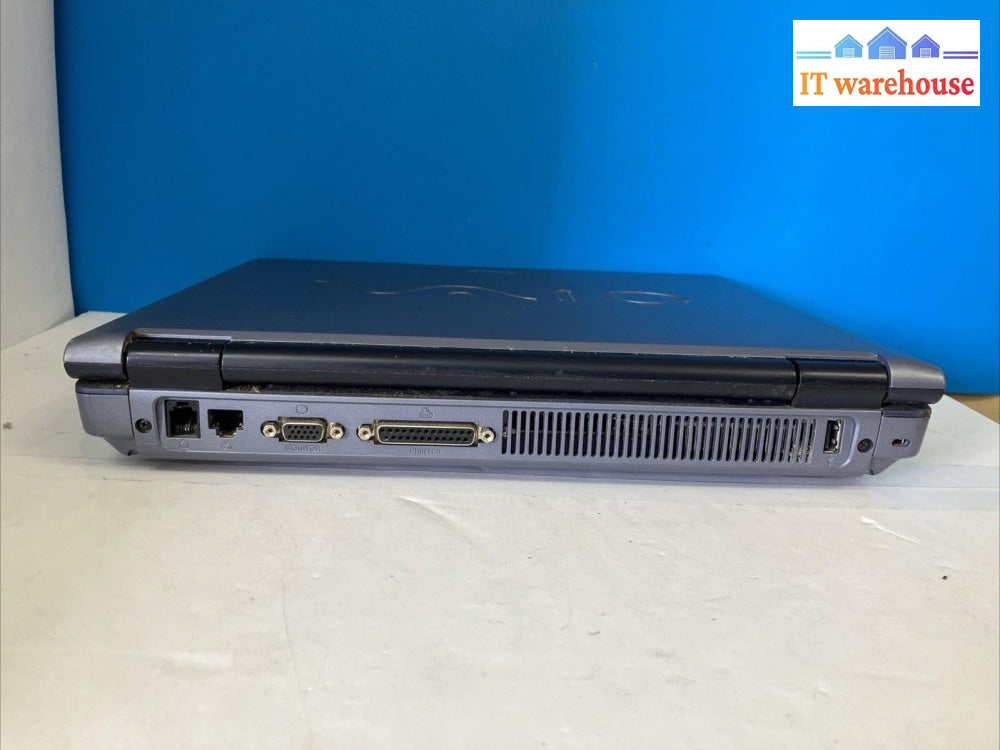 Sony RD01-D480 15" Laptop Intel Pentium 4 CPU / 512MB RAM / 100GB HDD (Read) ~