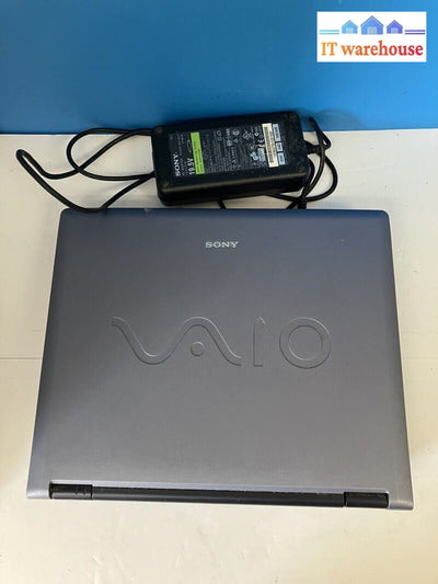 Sony RD01-D480 15" Laptop Intel Pentium 4 CPU / 512MB RAM / 100GB HDD (Read) ~