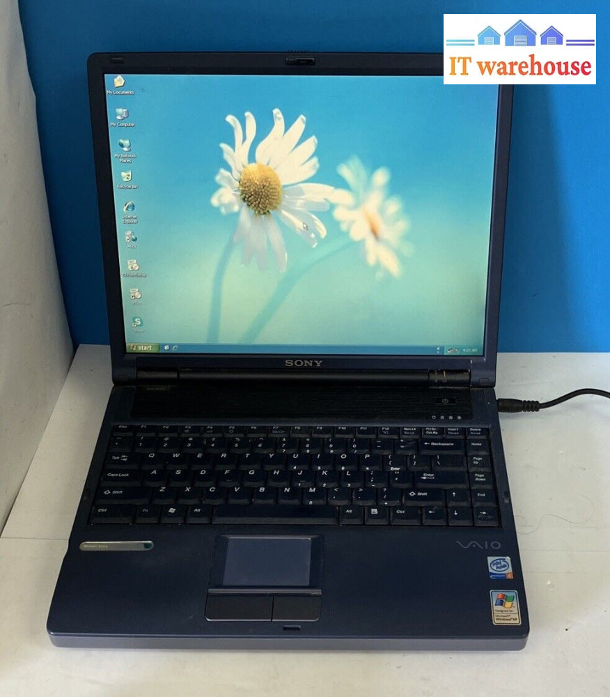 Sony RD01-D480 15" Laptop Intel Pentium 4 CPU / 512MB RAM / 100GB HDD (Read) ~