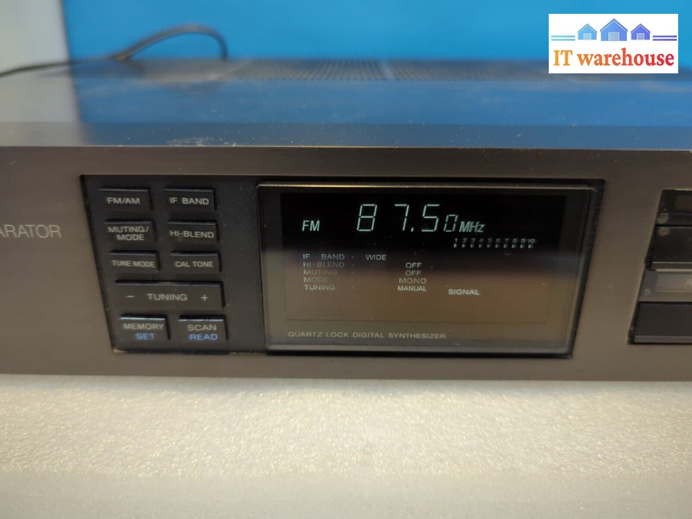 - SONY ST-S444ES  DIRECT Comparator FM/AM TUNER