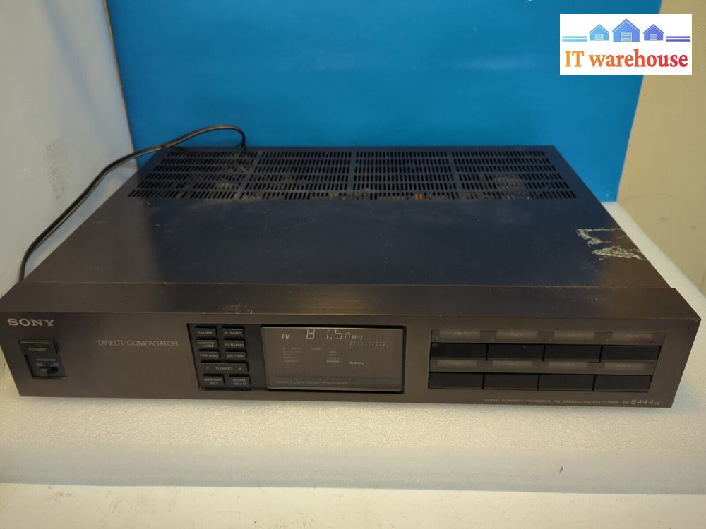 - SONY ST-S444ES  DIRECT Comparator FM/AM TUNER